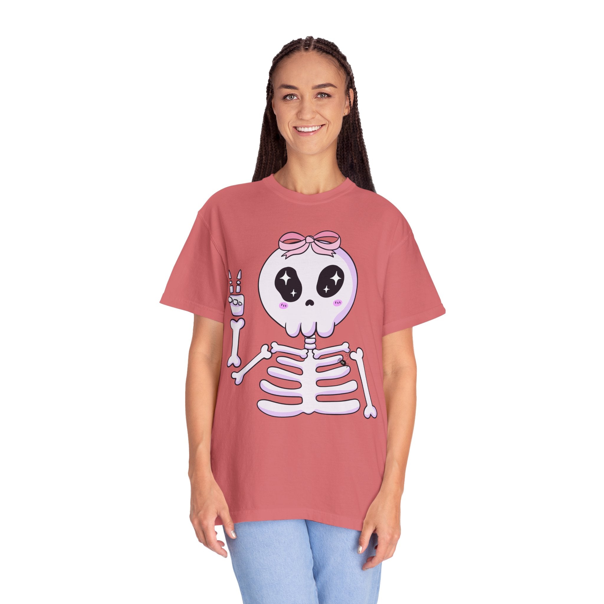 Halloween Unisex T-shirt, Spooky Skeleton Tee, Cute Halloween Shirt, Halloween Costume, Halloween Party Top