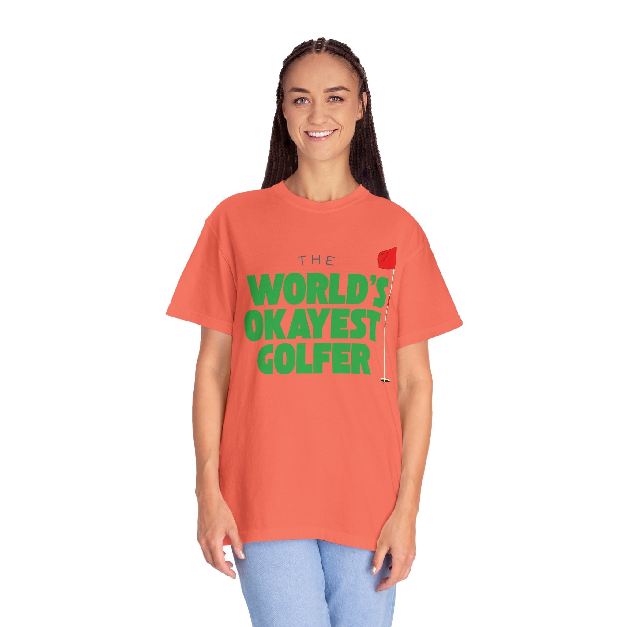 World's Okayest Golfer T-Shirt, Funny Golf Gift, Unisex Tee, Sports Apparel, Father's Day Gift, Golfer Humor