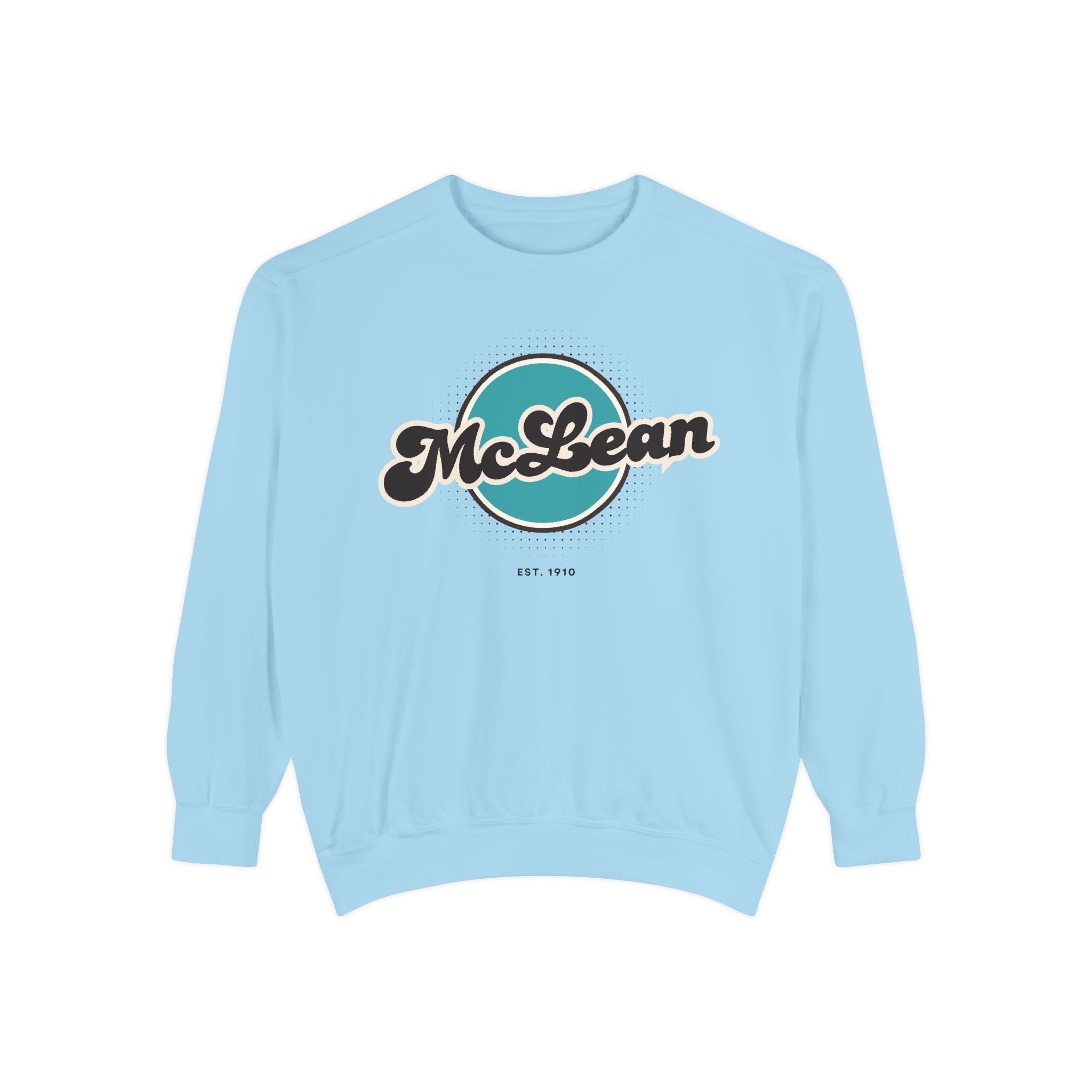 McLean Vintage Sweatshirt, Cozy Unisex Pullover, Retro Style, Perfect for Casual Outfits, Gift for Him or Her