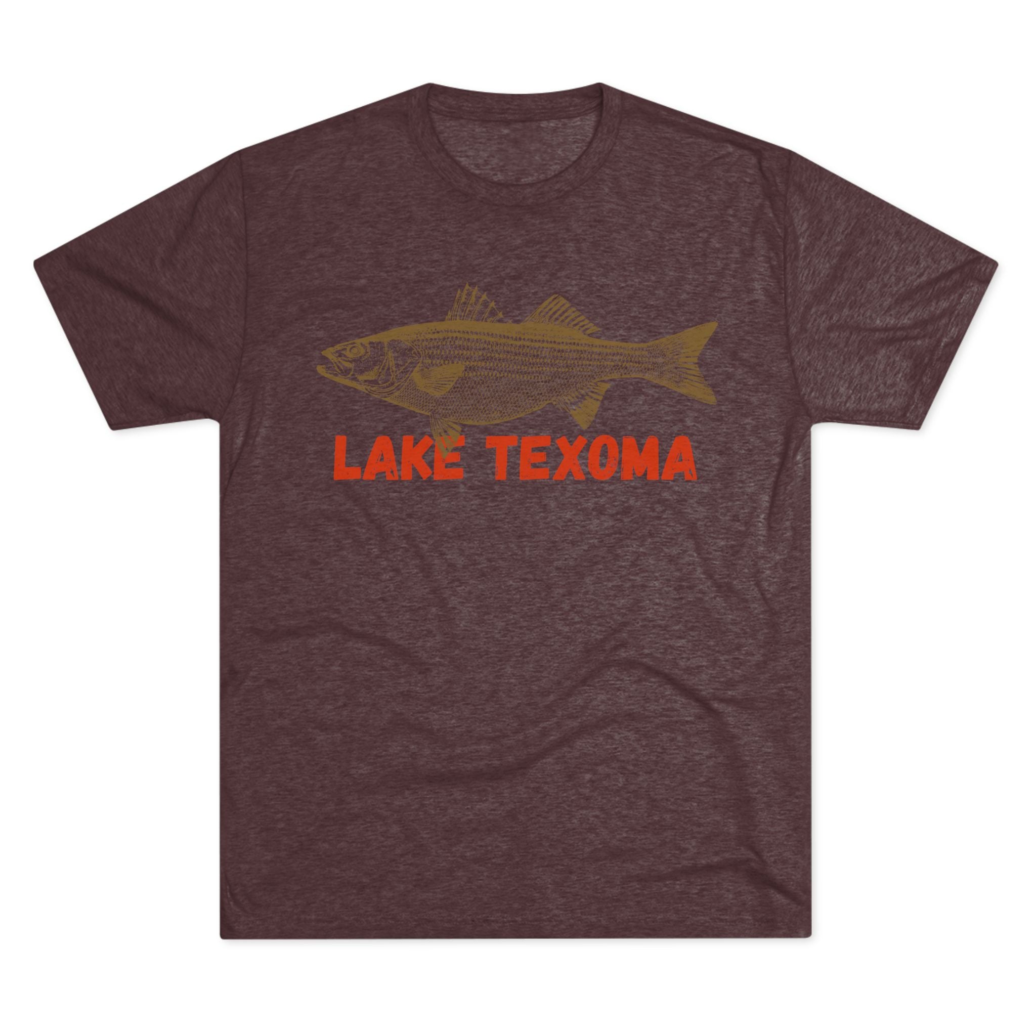 Lake Texoma Fishing Tee, Unisex Crew Neck Shirt, Summer Lake Apparel, Gift for Fishermen, Outdoor Adventure T-Shirt, Lake House Style