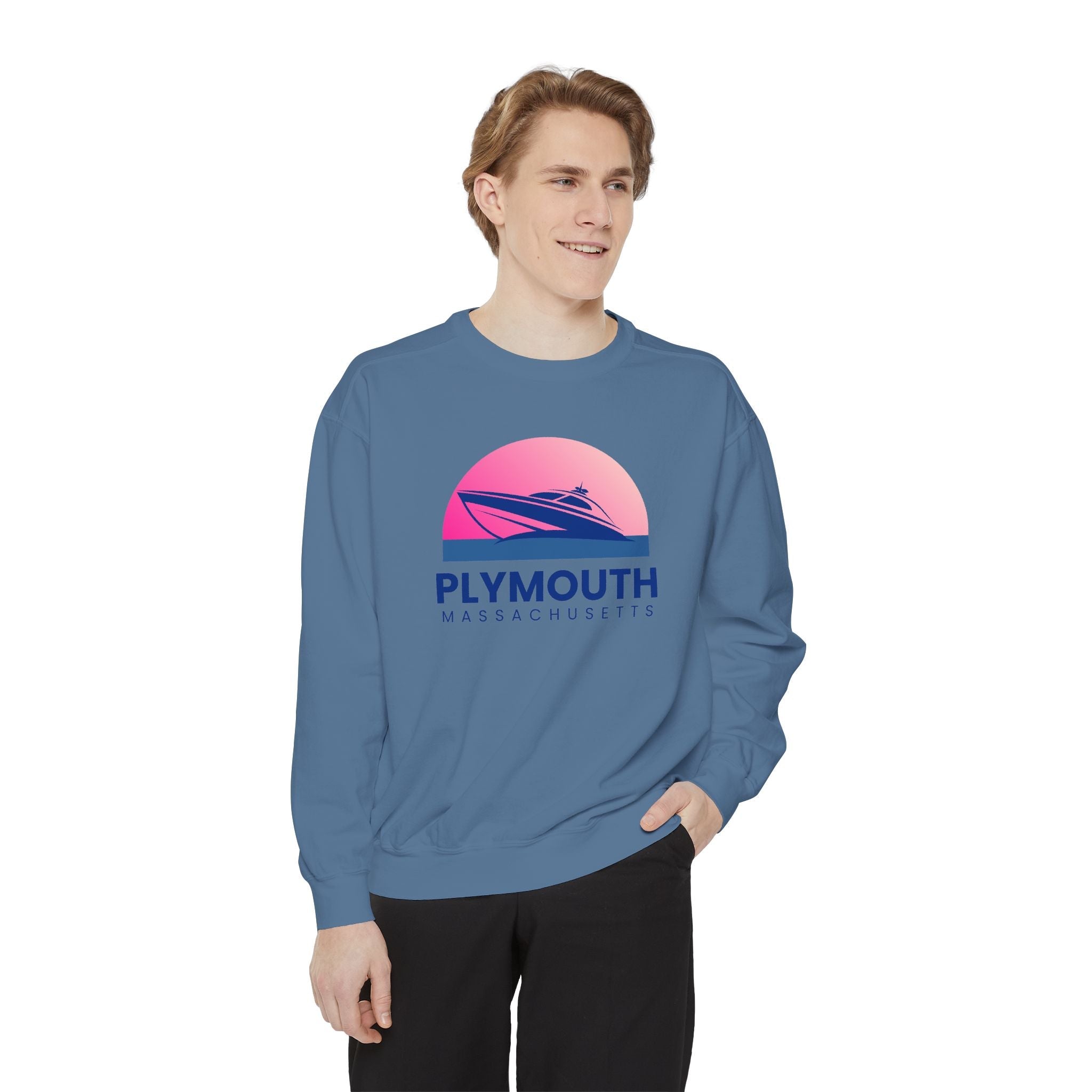 Plymouth Unisex Sweatshirt, Cozy, Perfect Autumn Gift, Relaxed Style for All