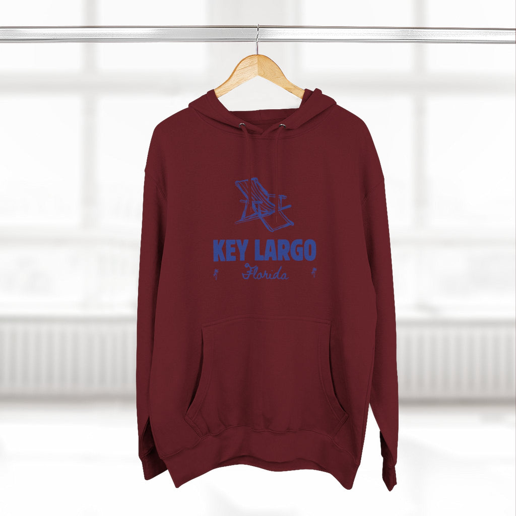 Key Largo Inspired Fleece Hoodie, Casual Wear, Relaxation, Gift for Autumn Lovers, Travel Essential