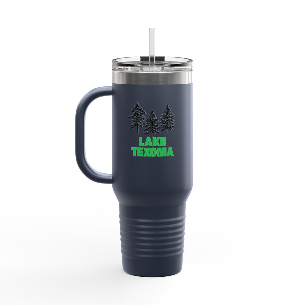 Lake Texoma Insulated Travel Mug, 40oz - Perfect for Camping, Road Trips, Gifts, Outdoor Adventures, Summer Fun