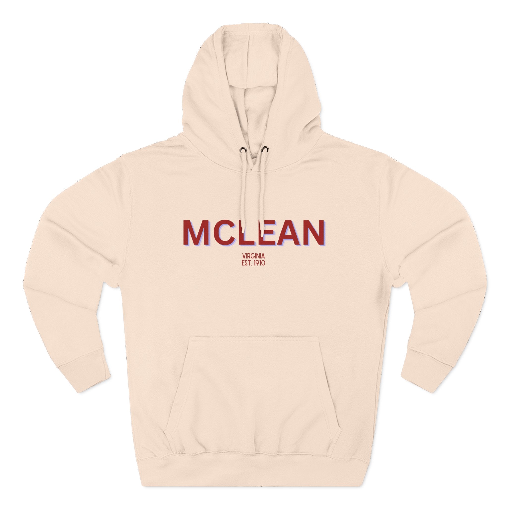 McLean Fleece Hoodie, Casual Sweatshirt, Cozy Layering Piece, Perfect Gift for All Occasions, Stylish Streetwear