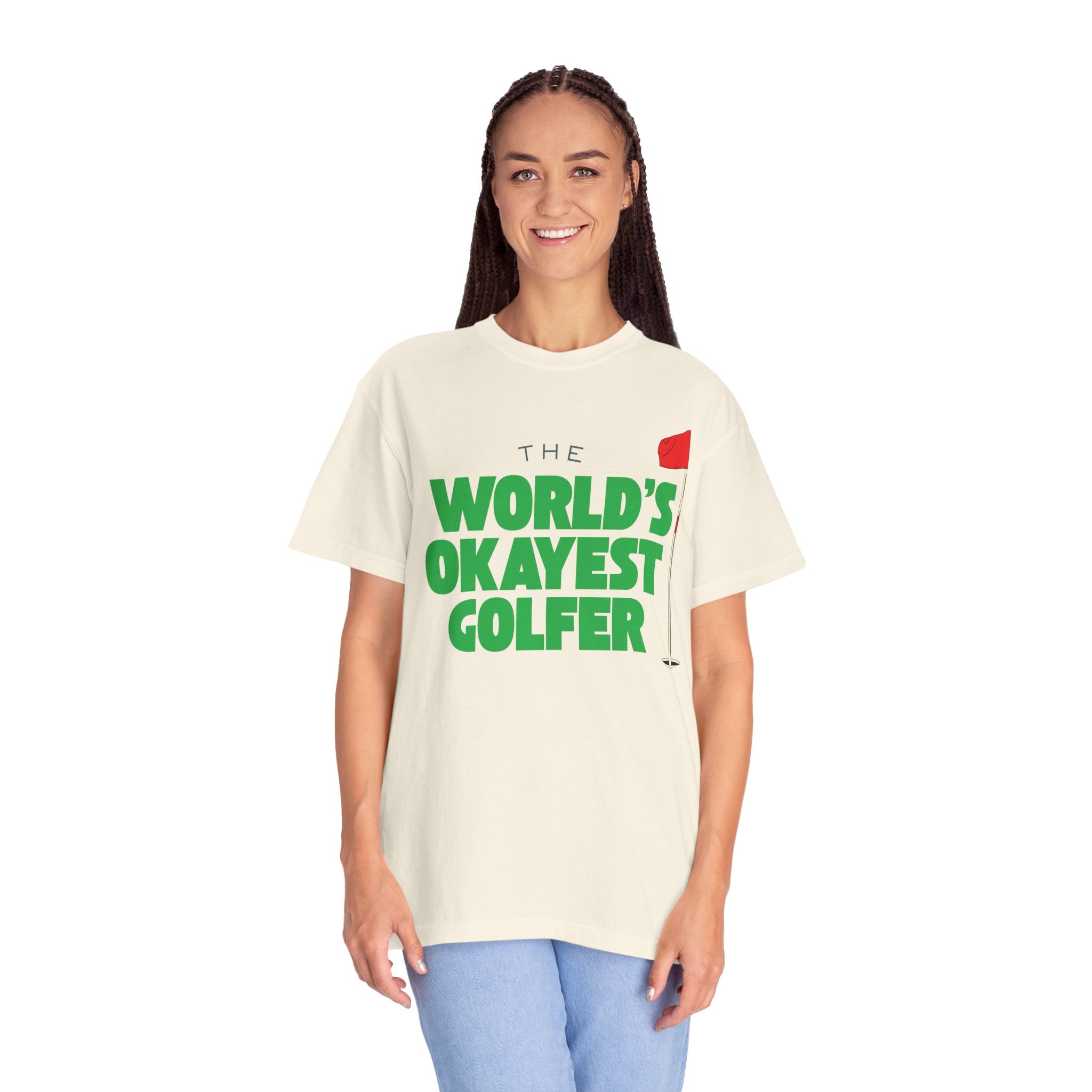 World's Okayest Golfer T-Shirt, Funny Golf Gift, Unisex Tee, Sports Apparel, Father's Day Gift, Golfer Humor