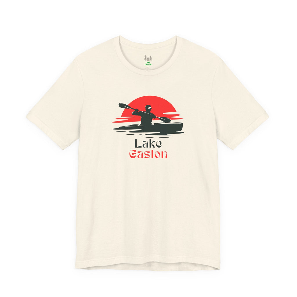 Lake Gaston Tee - Kayaking Graphic Unisex Jersey Short Sleeve Shirt, Outdoor Adventure Gift, Summer Vibes, Lake Lover Apparel