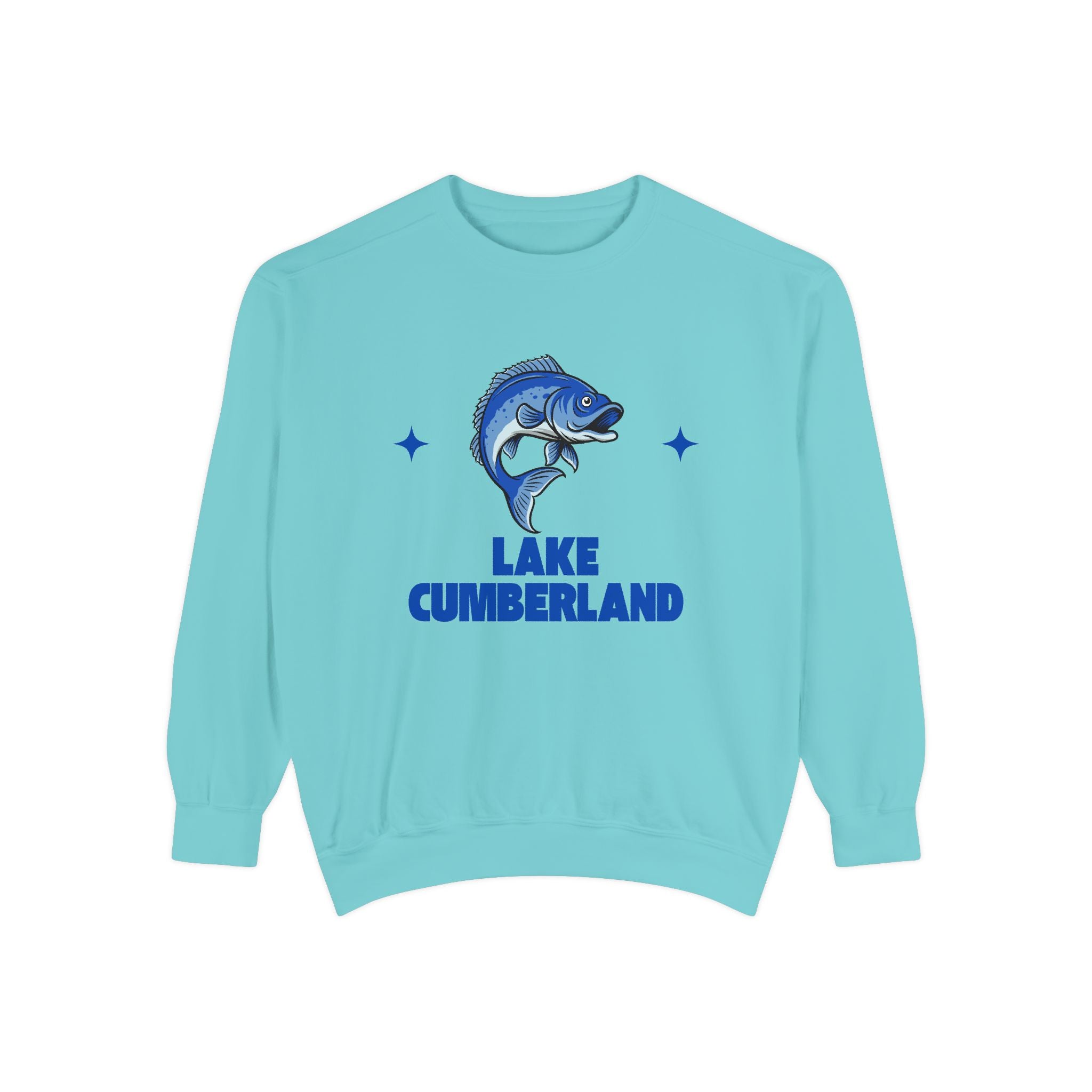 Lake Cumberland Fish Design Unisex Sweatshirt | Cozy Fishing Apparel, Casual Wear, Gift for Anglers, Lake Day Outfit, Nature Lovers Sweatshirt