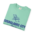 Everglades City - Unisex Garment-Dyed T-shirt, Casual Outfit, Gift for Nature Lovers, Vacation Essentials