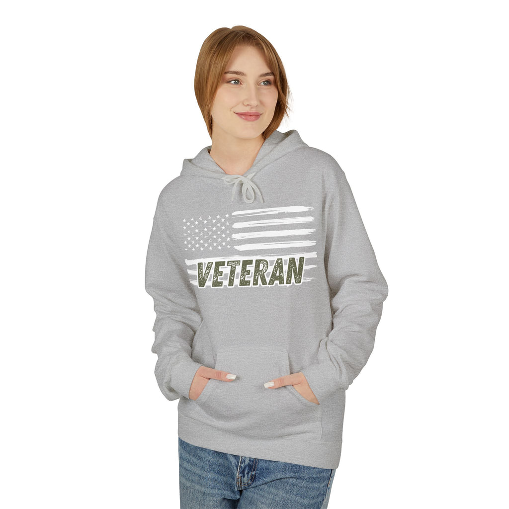 Veteran American Flag Fleece Hoodie | Unisex Military Apparel | Perfect for Veterans Day, Memorial Day, Patriotic Gifts, Casual Wear, [...]