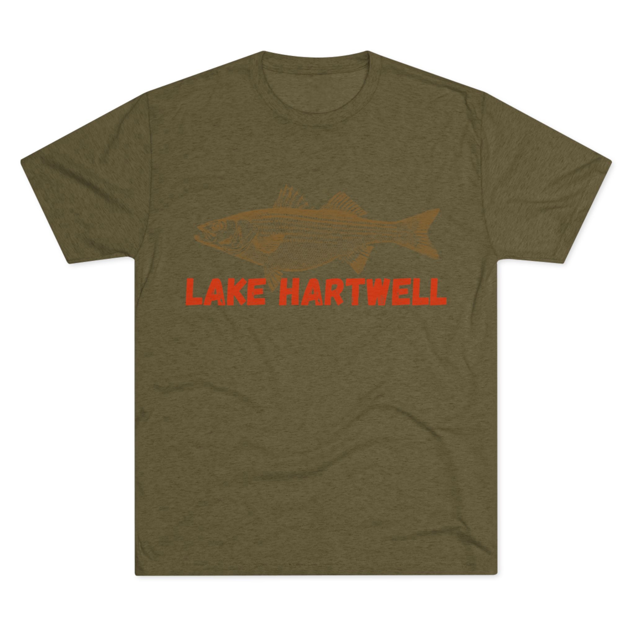 Lake Hartwell Fishing Tee, Unisex Crew Neck Shirt, Summer Lake Apparel, Gift for Fishermen, Outdoor Adventure T-Shirt, Lake House Style