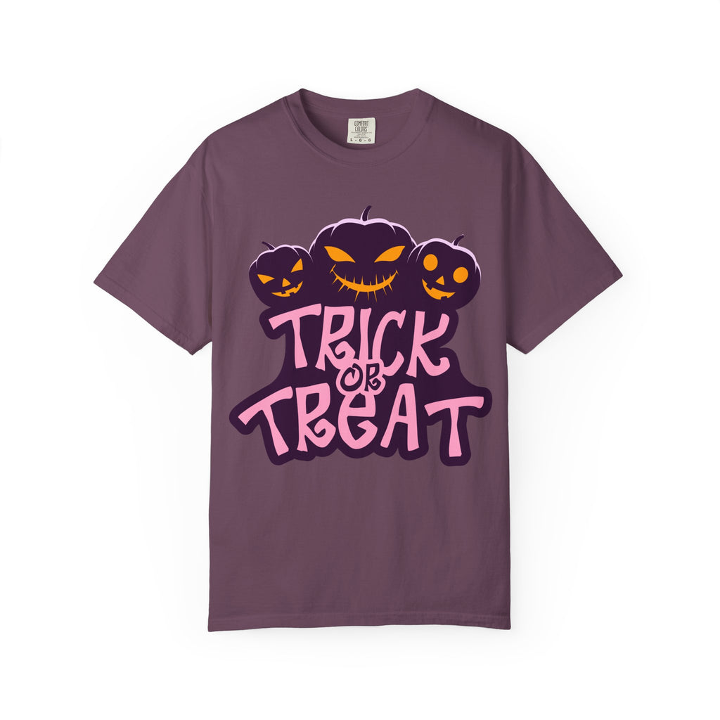 Halloween Trick or Treat T-Shirt, Unisex Halloween Tee, Spooky Autumn Shirt, Fun Costume Top, Trick or Treat Apparel