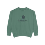 Plymouth Vibes Unisex Sweatshirt | Garment-Dyed Comfort, Perfect for Casual Outings, Travel, Gifts, Autumn Days