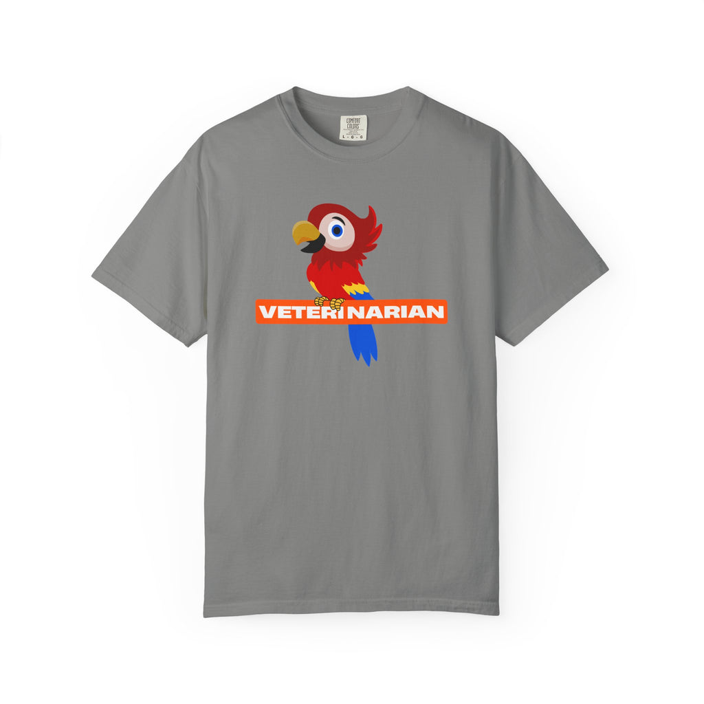 Veterinarian Parrot T-Shirt | Cute Animal Lover Shirt, Unisex Teen Gift, Animal Care Apparel, Funny Pet Shirt, Veterinary Gifts