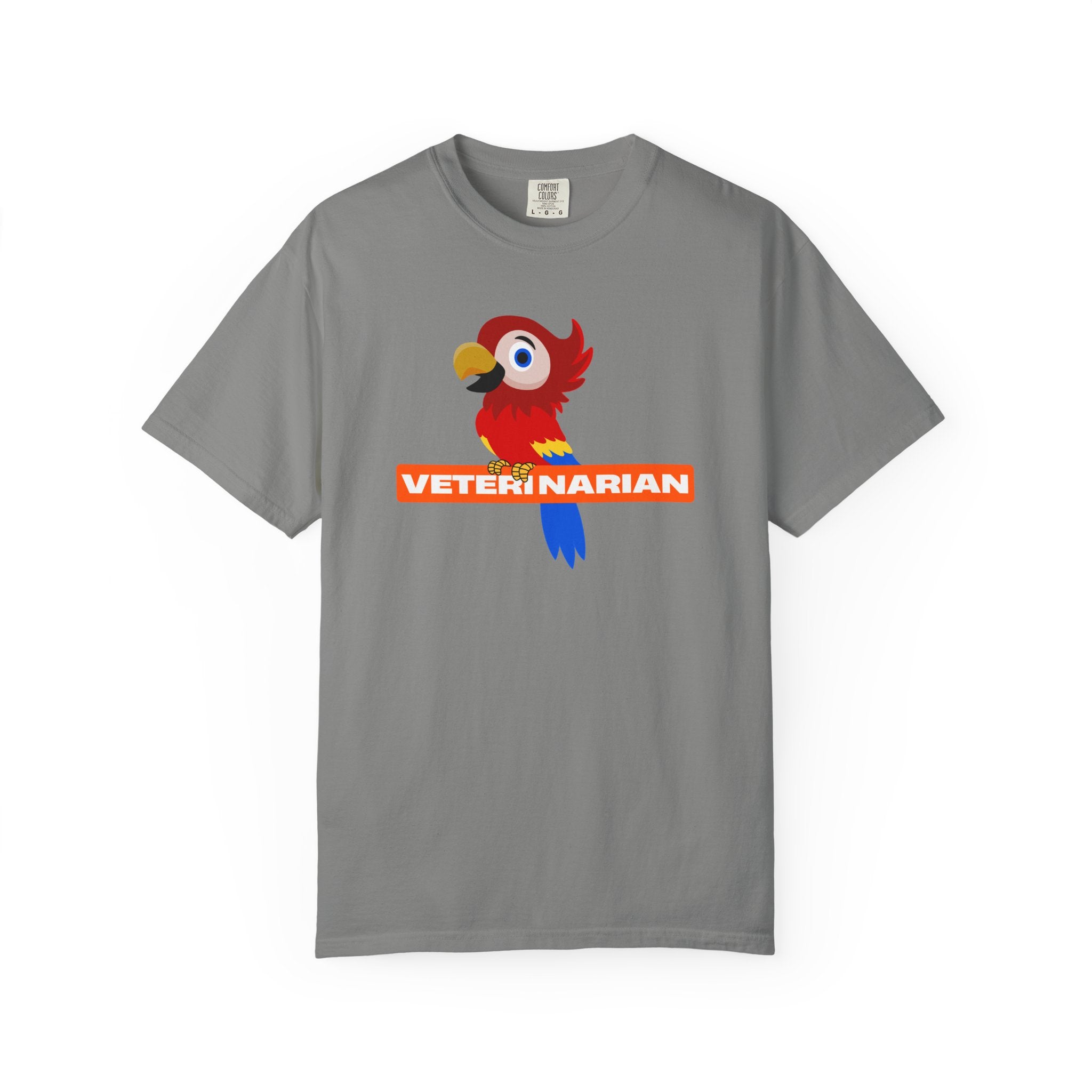 Veterinarian Parrot T-Shirt | Cute Animal Lover Shirt, Unisex Teen Gift, Animal Care Apparel, Funny Pet Shirt, Veterinary Gifts