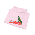 Veterinarian Parrot Hoodie - Cozy Sweatshirt for Animal Lovers, Perfect Gift for Pet Owners, Veterinary Staff, Animal Rescue Events