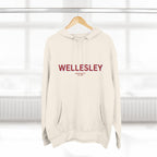 Wellesley Fleece Hoodie, Casual Sweatshirt, Cozy Layering Piece, Perfect Gift for All Occasions, Stylish Streetwear