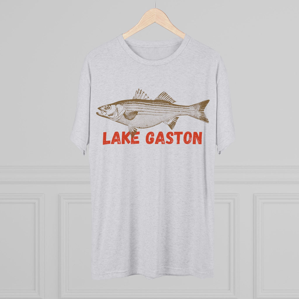 Lake Gaston Fishing Tee, Unisex Crew Neck Shirt, Summer Lake Apparel, Gift for Fishermen, Outdoor Adventure T-Shirt, Lake House Style