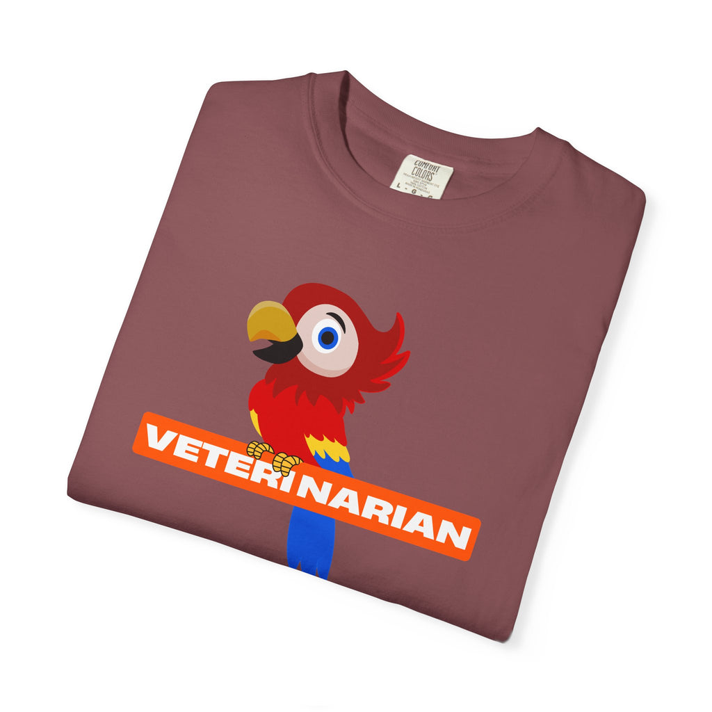 Veterinarian Parrot T-Shirt | Cute Animal Lover Shirt, Unisex Teen Gift, Animal Care Apparel, Funny Pet Shirt, Veterinary Gifts