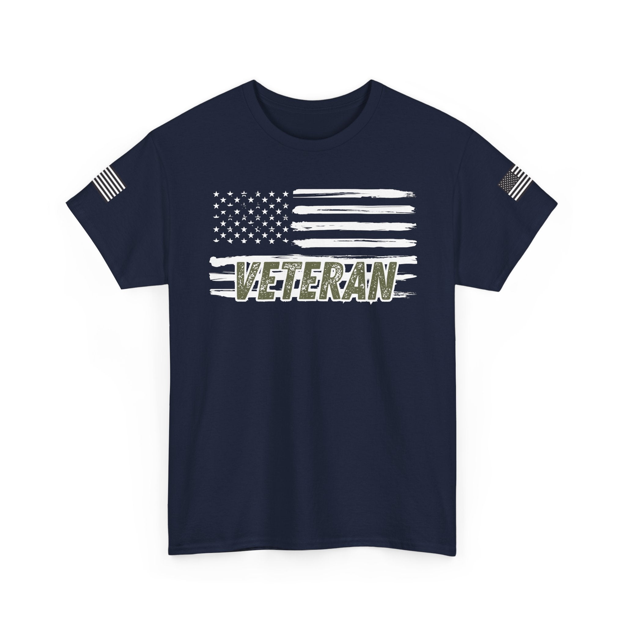 Patriotic Veteran Tee, USA Flag Shirt, Military Appreciation Gift, Unisex Casual Wear, Freedom Tee for Veterans