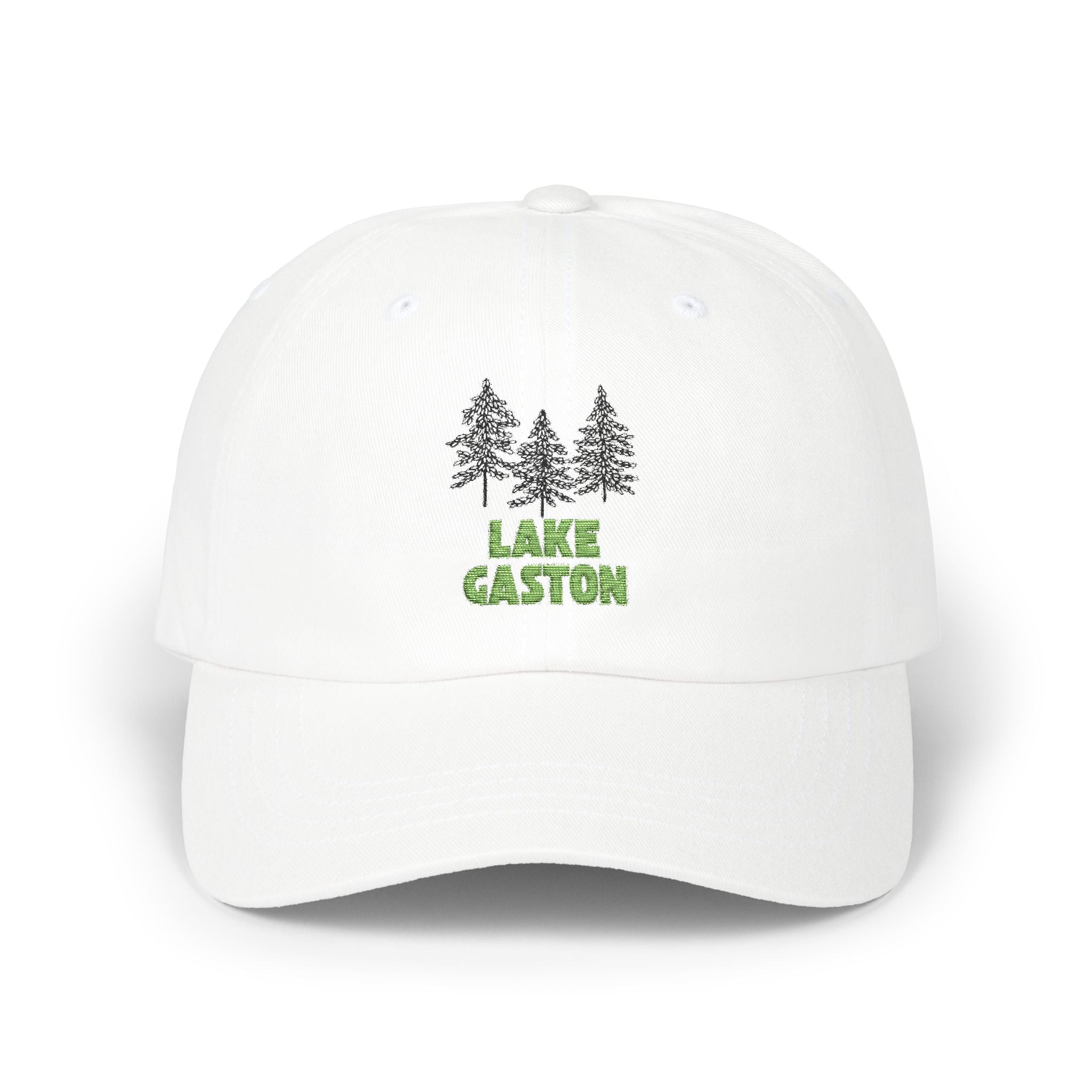 Lake Gaston Classic Dad Cap | Adjustable Cotton Hat for Outdoors, Gifts for Dads, Camping, Fishing, Summer