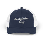 Everglades City Sparkly Trucker Cap with Rhinestone 'Ballin' Style' Design | Trendy Snapback Hat for Fashion Lovers, Unisex Gift for Holidays