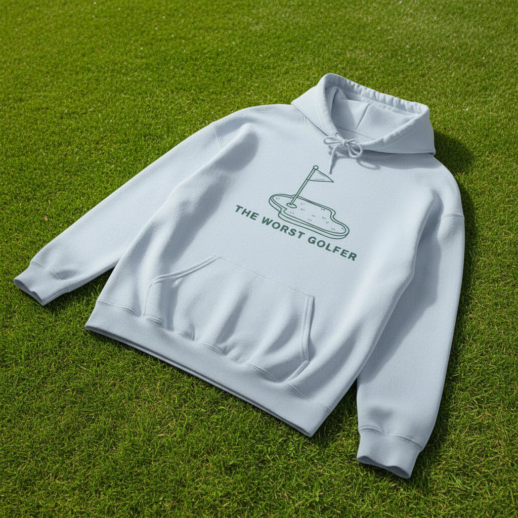 Funny Golf Sweatshirt for The Worst Golfer, Unisex Hooded Sweatshirt, Gift for Golf Lovers, Casual Hoodie, Golfing Apparel