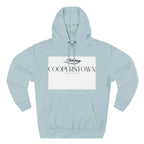 Cooperstown Stylish Three-Panel Fleece Hoodie for Cozy Days, Casual Wear, Warm Layering, Gift for Him or Her