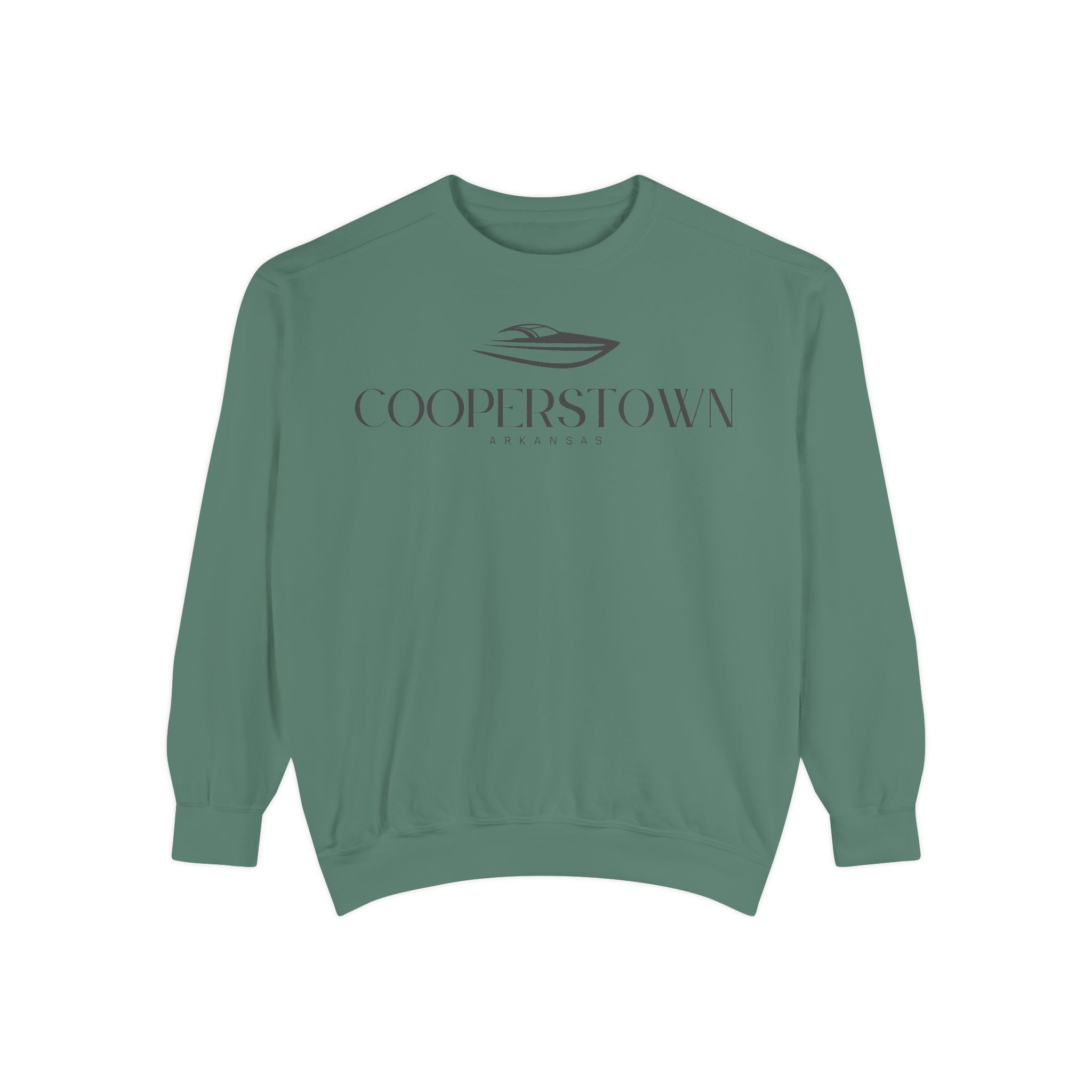 Cooperstown Chill Vibes Sweatshirt - Unisex Garment-Dyed Style, Perfect for Lounging