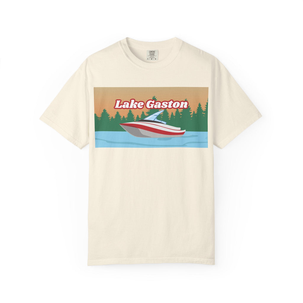 Lake Gaston Relaxed Unisex T-Shirt, Summer Vibes Tee, Outdoor Adventure Shirt, Lake Life Apparel, Gift for Nature Lovers, Vacation Wear