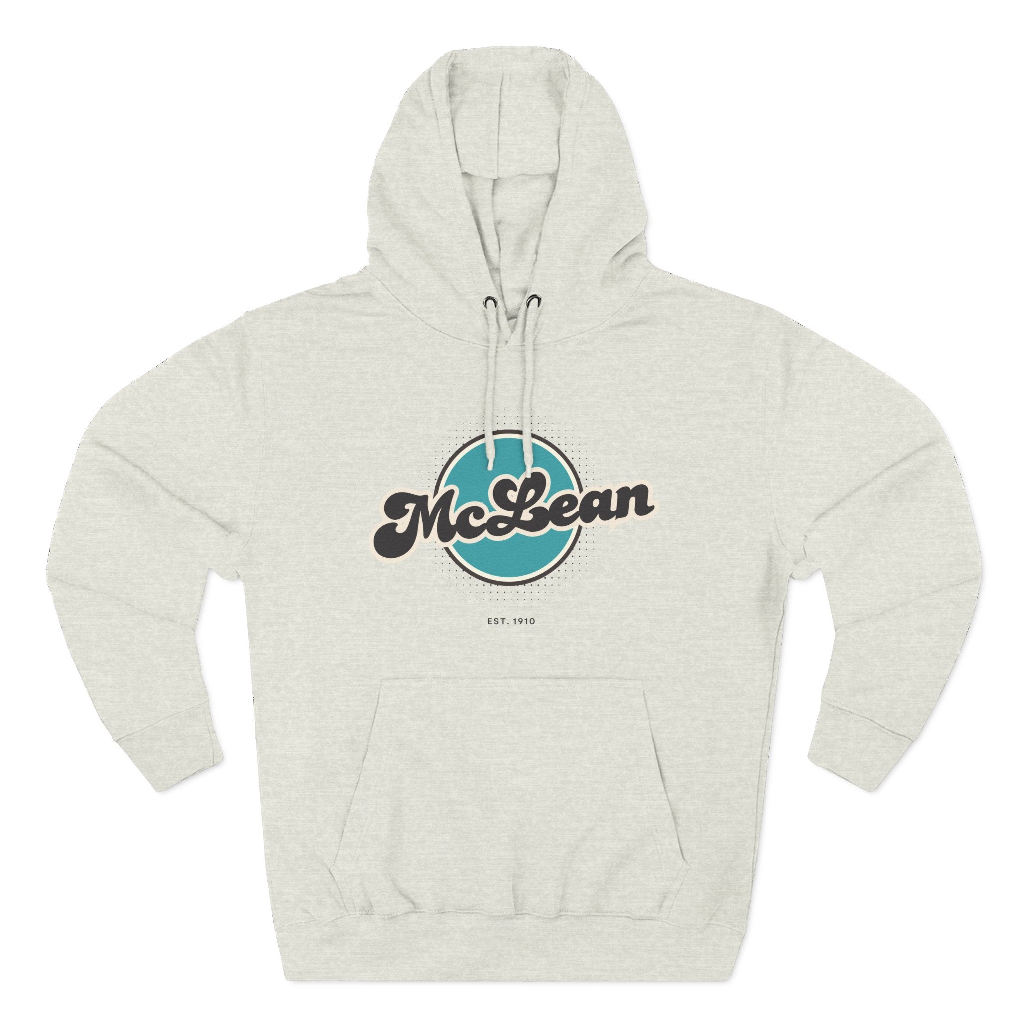 McLean Retro Vibe Hoodie for Casual Days, Streetwear, Unisex Gift, Cozy Layering Apparel