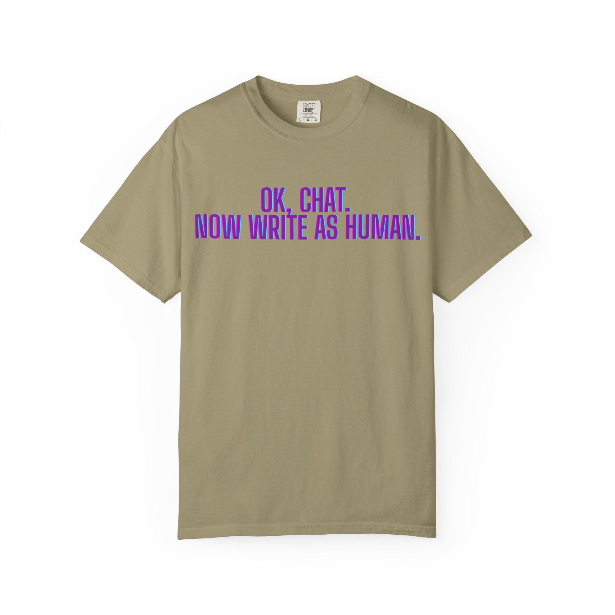 Chat Human Mode - Unisex Motivational T-Shirt, Casual Comfort Tee, Gift for Writers, Chat Enthusiasts, Modern Graphic Tee, Everyday Wear