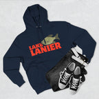 Lake Lanier Fleece Hoodie, Cozy Fishing Sweatshirt, Outdoor Adventure Wear, Unique Gift for Lake Lovers, Perfect for Fall and Winter
