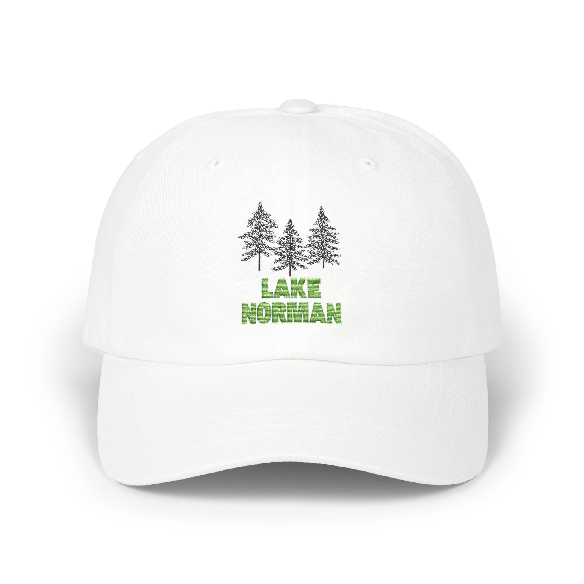 Lake Norman Classic Dad Cap | Adjustable Cotton Hat for Outdoors, Gifts for Dads, Camping, Fishing, Summer