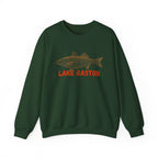 Lake Gaston Fishing Sweatshirt, Unisex Crewneck, Casual Wear, Gift for Fishermen, Outdoor Apparel, Lake House Cozy