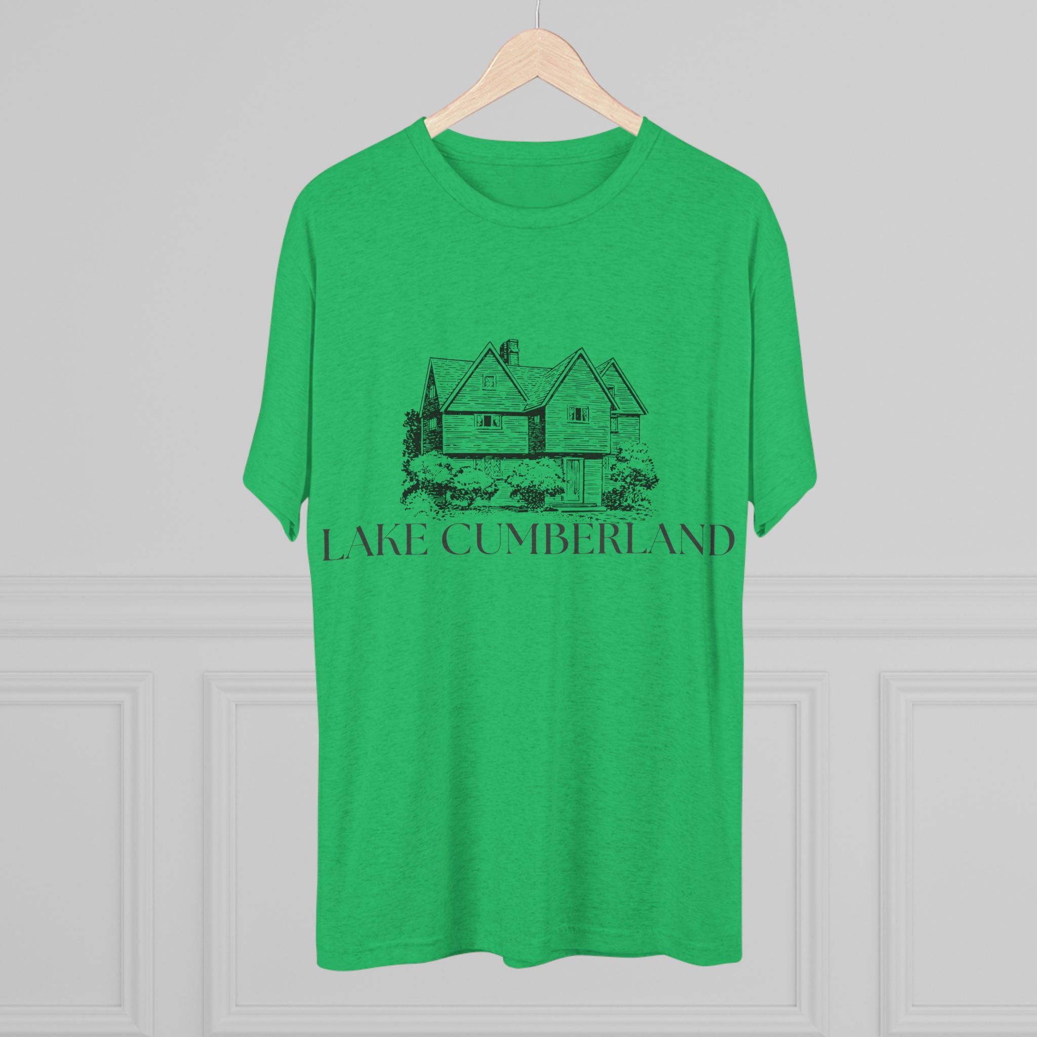 Lake Cumberland Unisex Tri-Blend Crew Tee, Casual T-Shirt, Summer Apparel, Lake House Shirt, Gift for Friends, Travel Tee