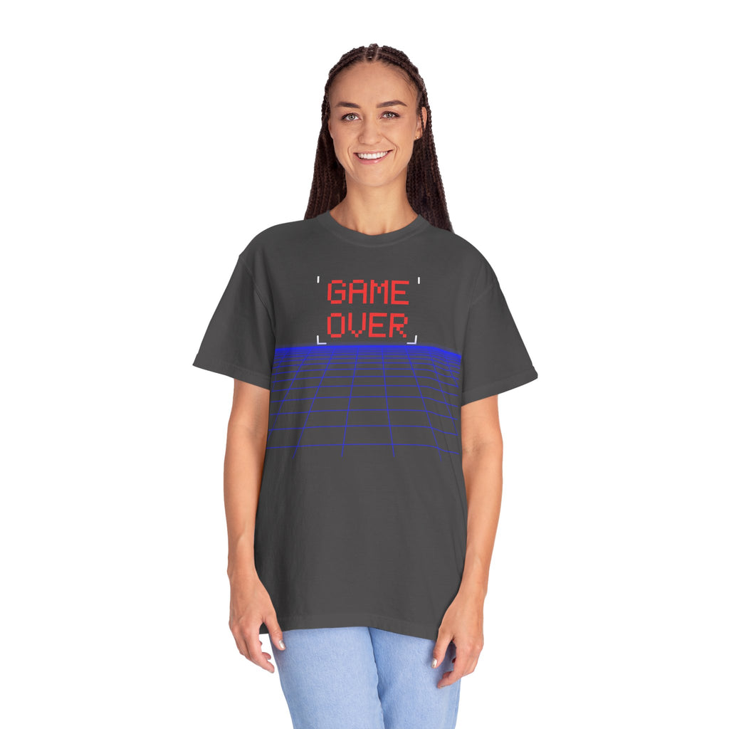 Gamer - Game Over - Unisex Garment-Dyed T-shirt
