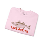 Lake Gaston Fishing Sweatshirt, Unisex Crewneck, Casual Wear, Gift for Fishermen, Outdoor Apparel, Lake House Cozy