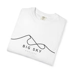 Big Sky Chill Vibes Tee - Unisex Garment-Dyed T-shirt for Autumn Lovers, Casual Wear, Gifts for Him/Her