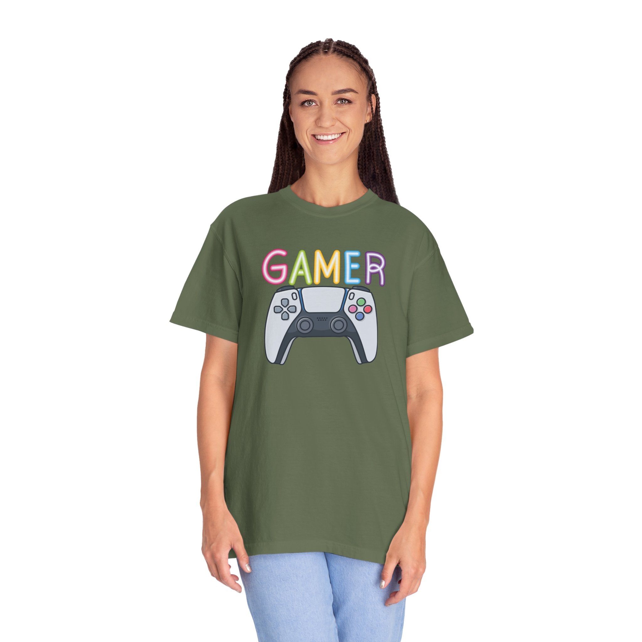 Gamer Controller Unisex Garment-Dyed T-shirt