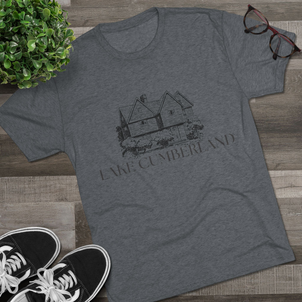 Lake Cumberland Unisex Tri-Blend Crew Tee, Casual T-Shirt, Summer Apparel, Lake House Shirt, Gift for Friends, Travel Tee