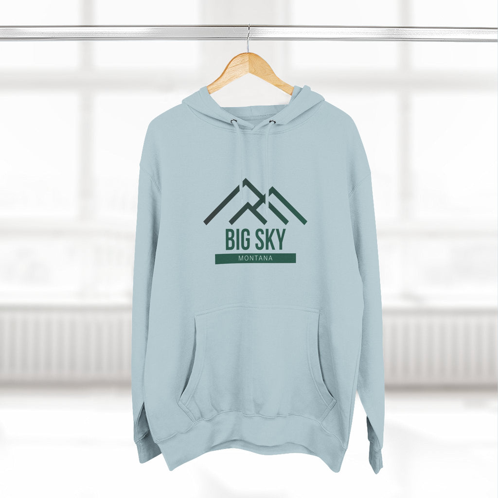 Big Sky Vibes Hoodie with Design, Perfect for Autumn Lovers, Comfortable and Stylish, Great Gift for Vacations