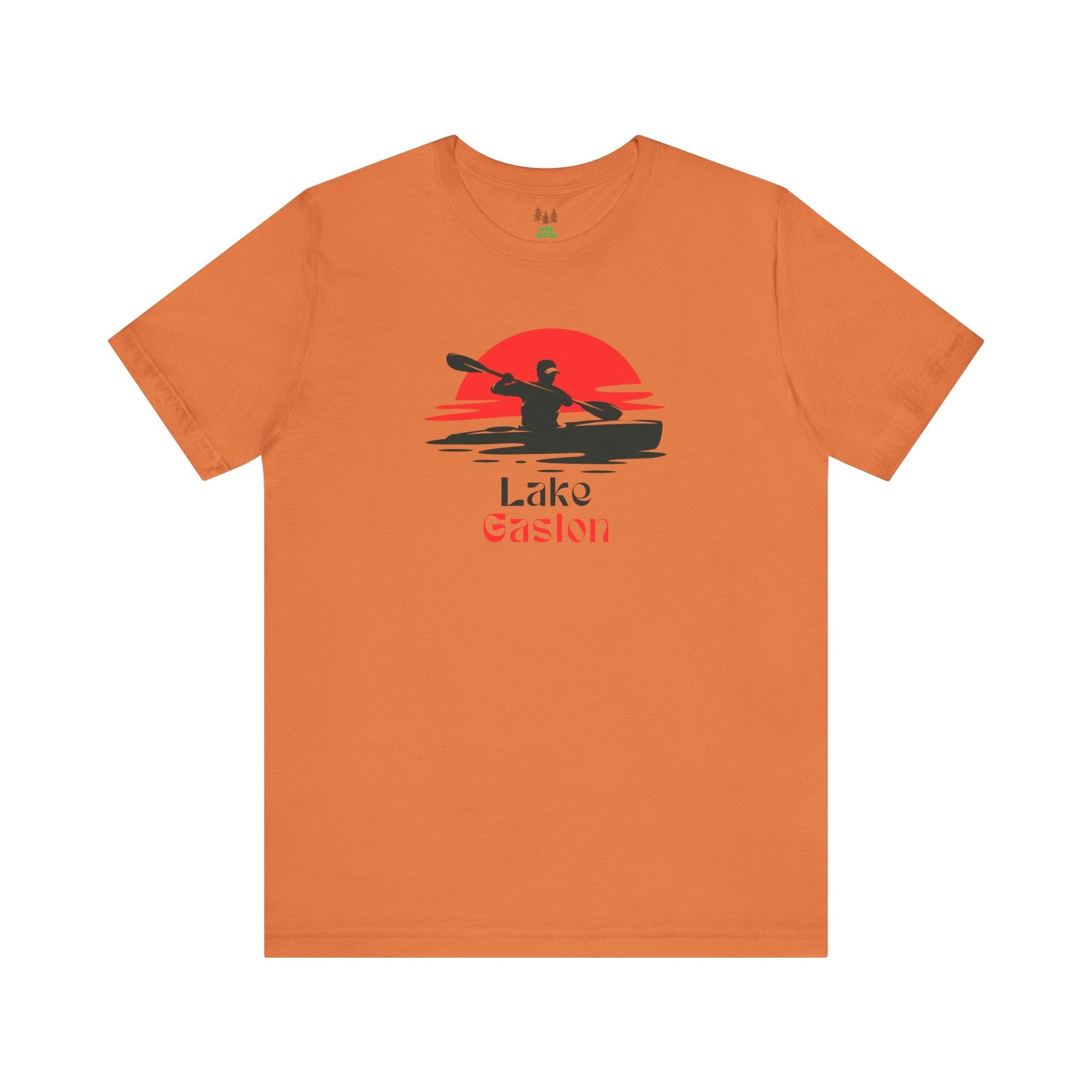Lake Gaston Tee - Kayaking Graphic Unisex Jersey Short Sleeve Shirt, Outdoor Adventure Gift, Summer Vibes, Lake Lover Apparel