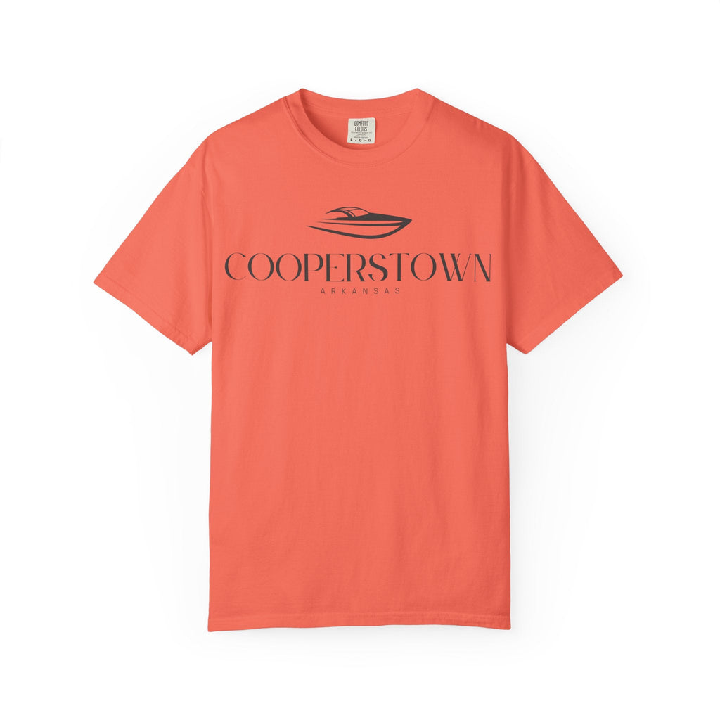 Cooperstown Chill Vibes Tee - Unisex Garment-Dyed T-shirt for Autumn Lovers, Casual Wear, Gifts for Him/Her