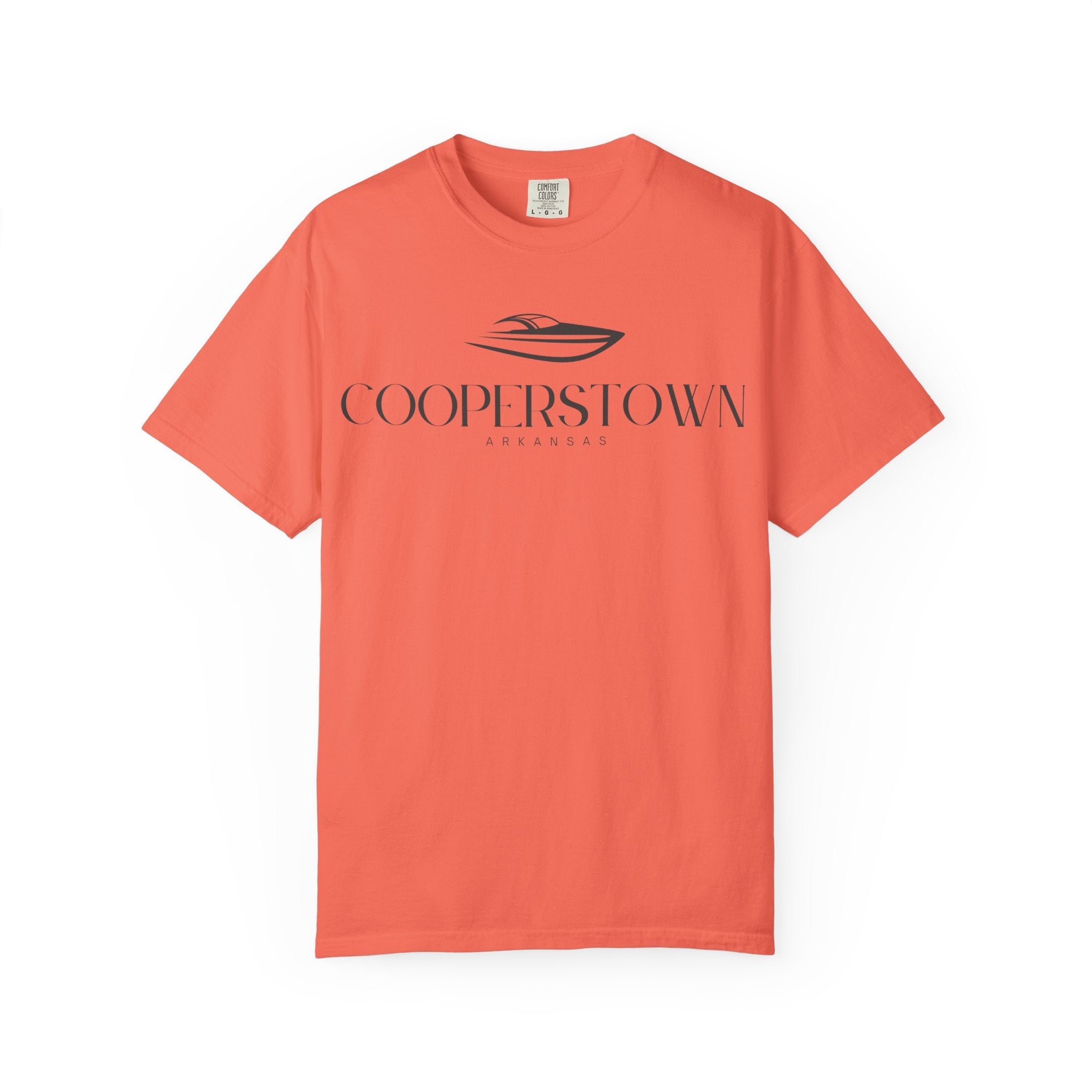 Cooperstown Chill Vibes Tee - Unisex Garment-Dyed T-shirt for Autumn Lovers, Casual Wear, Gifts for Him/Her