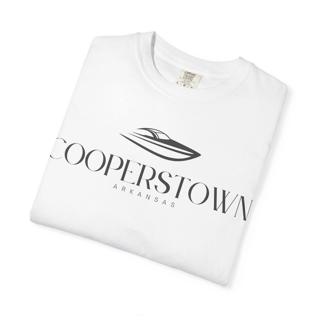 Cooperstown Chill Vibes Tee - Unisex Garment-Dyed T-shirt for Autumn Lovers, Casual Wear, Gifts for Him/Her