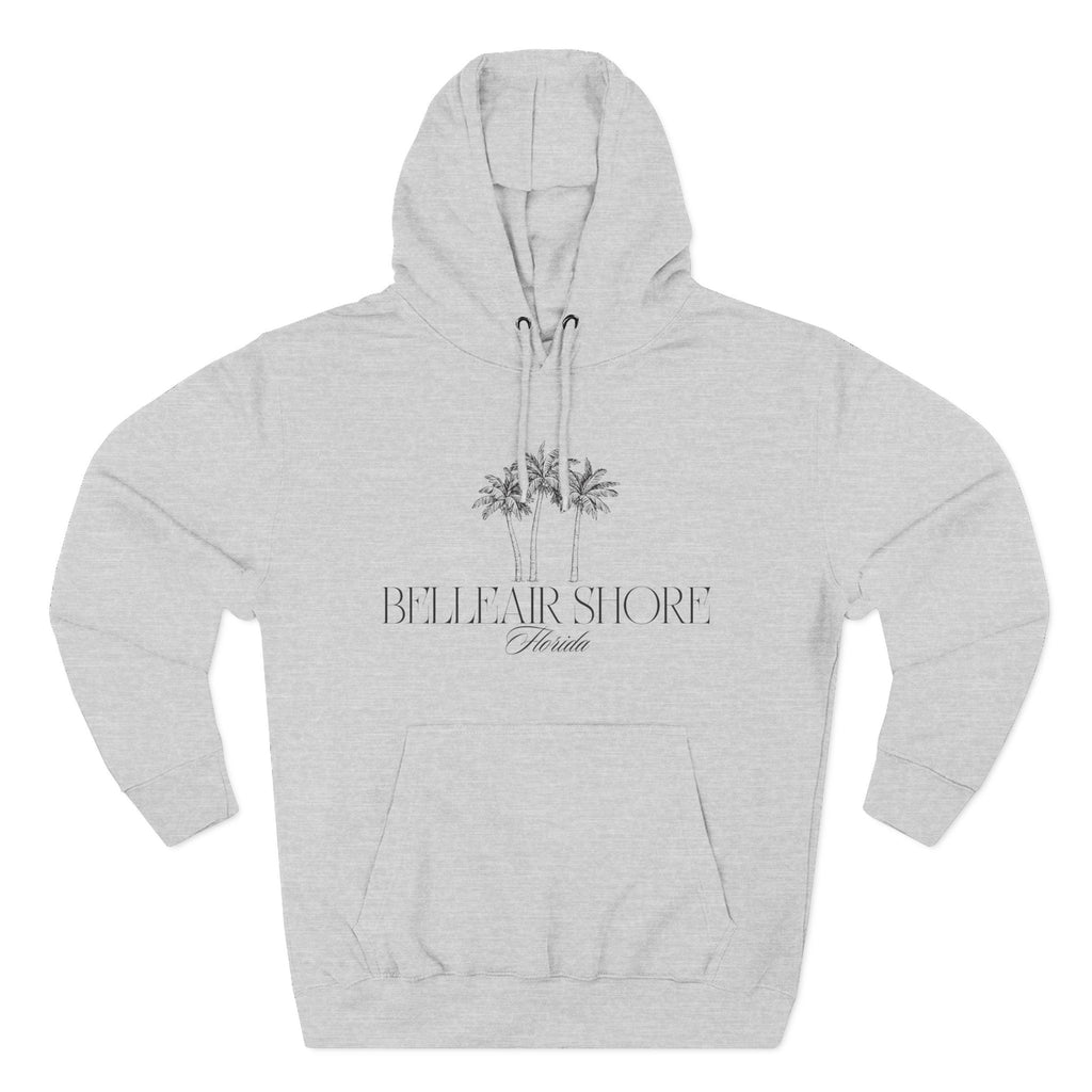 Belleair Shore Vibes Hoodie with Design, Perfect for Autumn Lovers, Comfortable and Stylish, Great Gift for Vacations