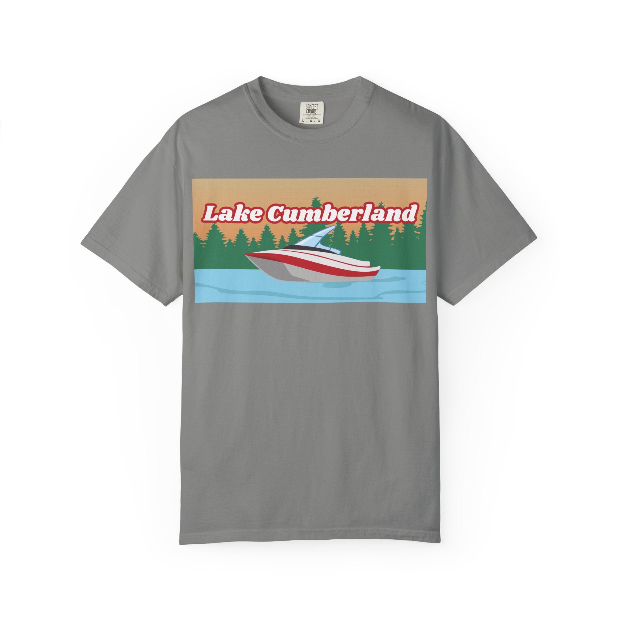 Lake Cumberland Relaxed Unisex T-Shirt, Summer Vibes Tee, Outdoor Adventure Shirt, Lake Life Apparel, Gift for Nature Lovers, Vacation Wear