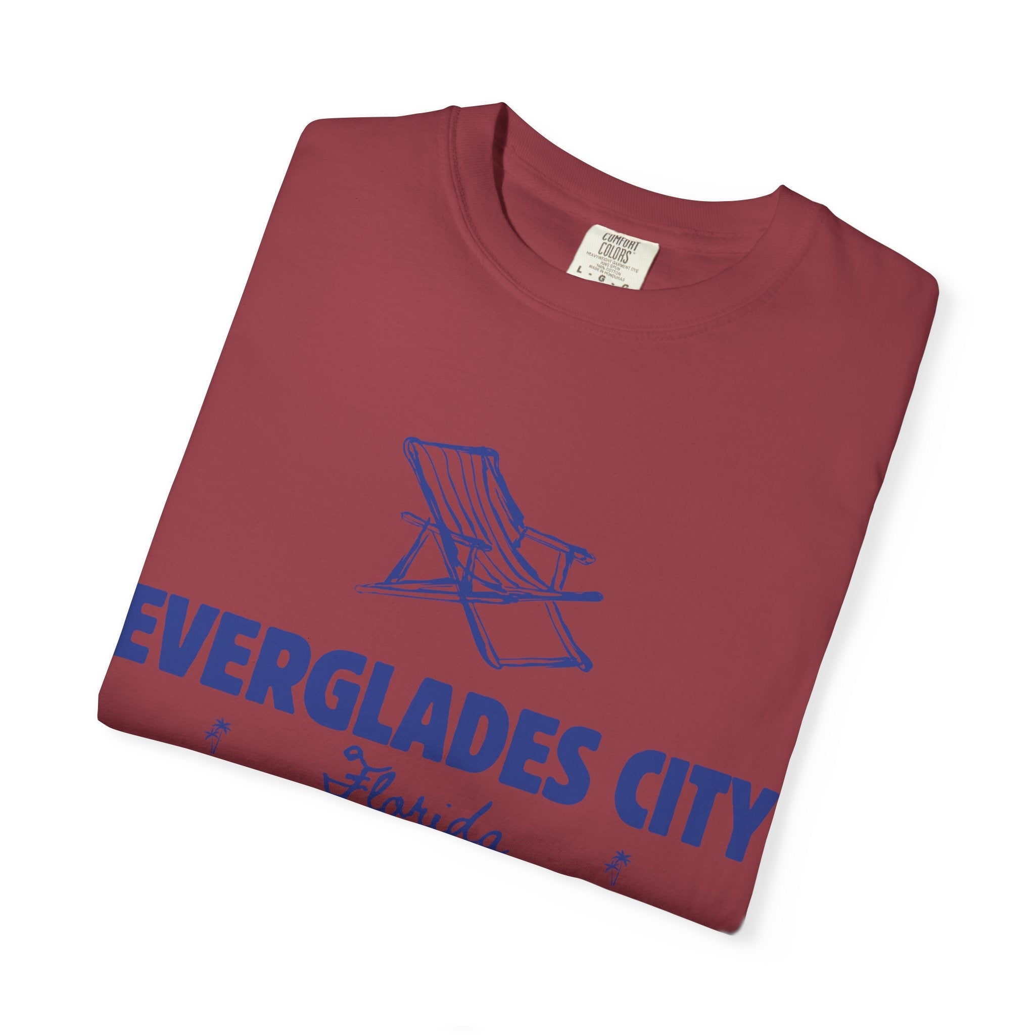 Everglades City - Unisex Garment-Dyed T-shirt, Casual Outfit, Gift for Nature Lovers, Vacation Essentials
