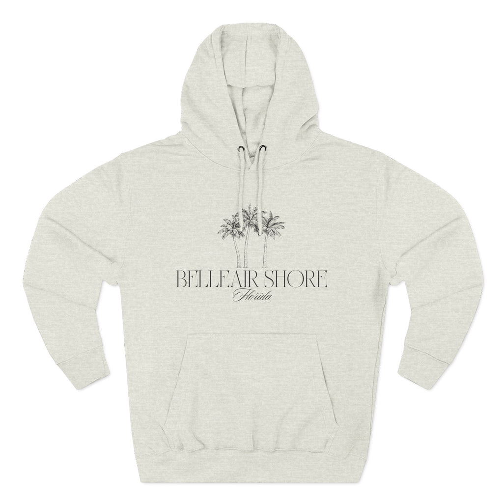 Belleair Shore Vibes Hoodie with Design, Perfect for Autumn Lovers, Comfortable and Stylish, Great Gift for Vacations