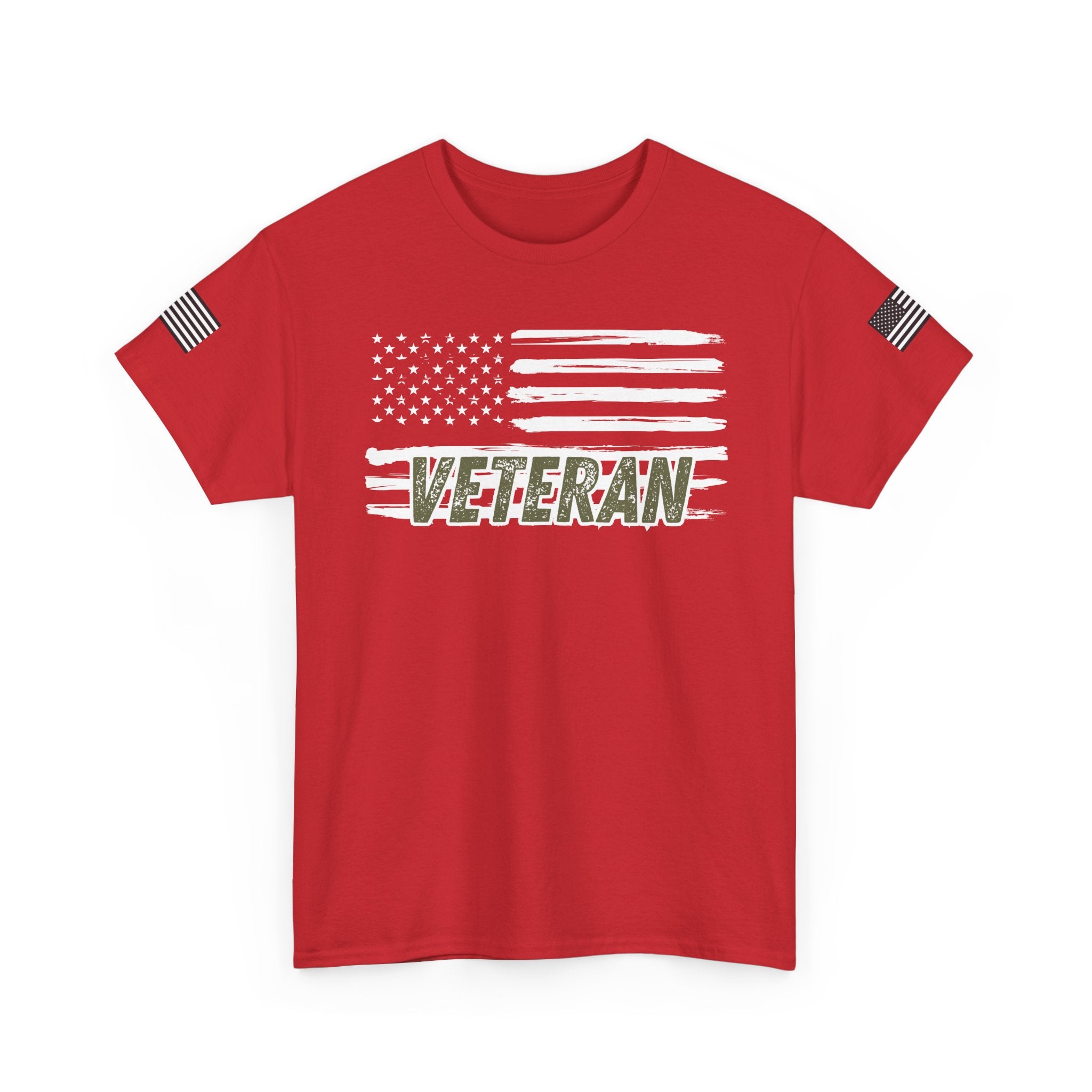 Patriotic Veteran Tee, USA Flag Shirt, Military Appreciation Gift, Unisex Casual Wear, Freedom Tee for Veterans